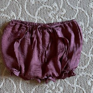Girls polyester shorts